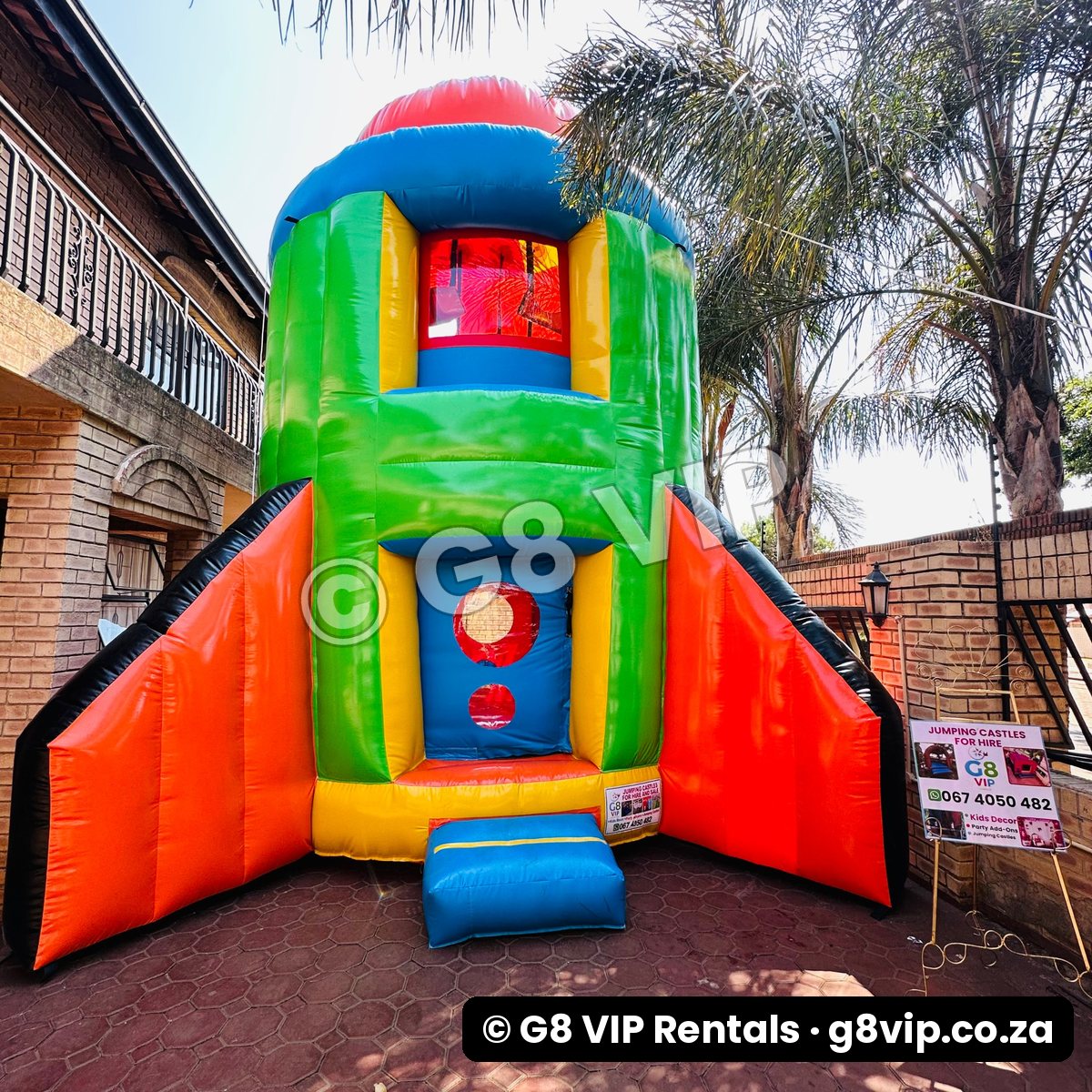 Apollo 13 Rocket jumping castle
